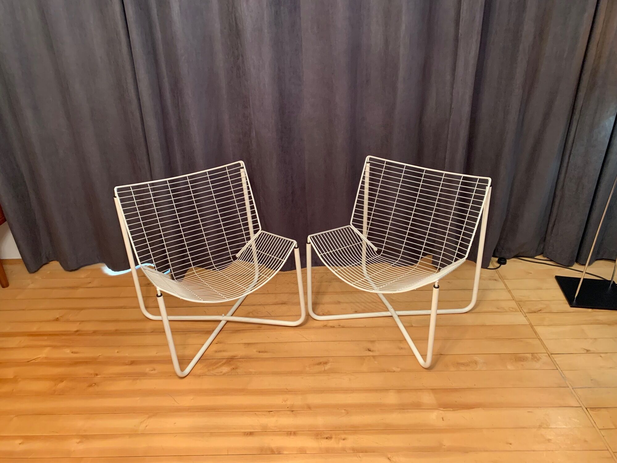 Pair of Järpen armchairs by Niels Gammelgaard, Ikea, 1980s