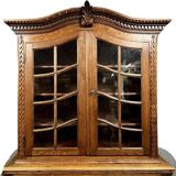 Dutch oak bookcase buffet in the 18th century style