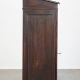 Antique Display Cabinet / Lectern / Showcase Cabinet Made of Oak with Glass