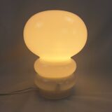 Lampe verre 70s vintage space age art déco