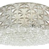 Vintage Glass Wall Or Ceiling Light, 1970s