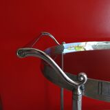 70s design chrome bar trolley