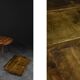 Vintage round folding dining table in rosewood by Agner Christoffersen, Denmark.