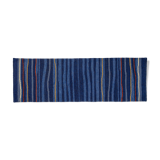 Scandinavian post modern gallery rug, archive matt-tema, 249 x 81 cm