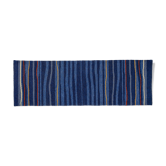 Scandinavian post modern gallery rug, archive matt-tema, 249 x 81 cm