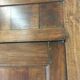 Double door antique wardrobe front in walnut.