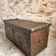 Antique French pine chest – 1838, painted folk art