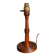 Art-deco lamp foot in solid wood turned 40s