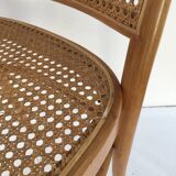 Bentwood and cane armchair