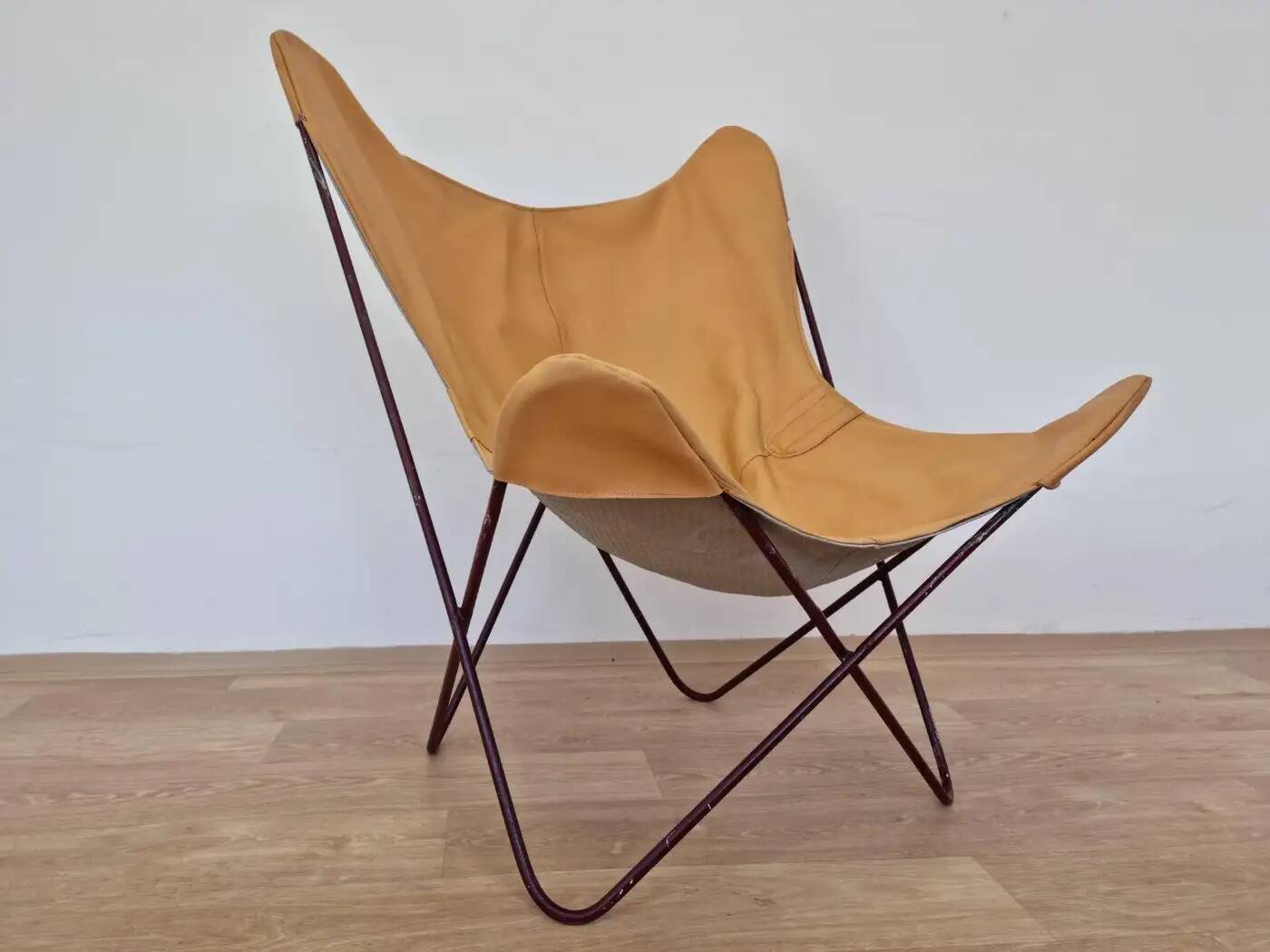 Vintage midcentury BKF Hardoy butterfly chair, 1970s