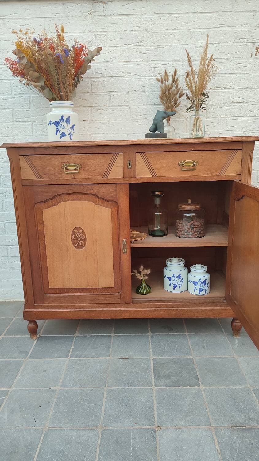 Art Deco oak sideboard