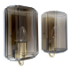 Pair Vintage Limburg Glass Wall Lights