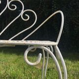 Banc en fer forgé