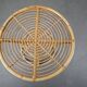 Czechoslovak Midcentury Rattan and Bamboo Side Table, 1960s