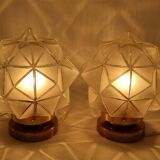 Pair of star wall lights