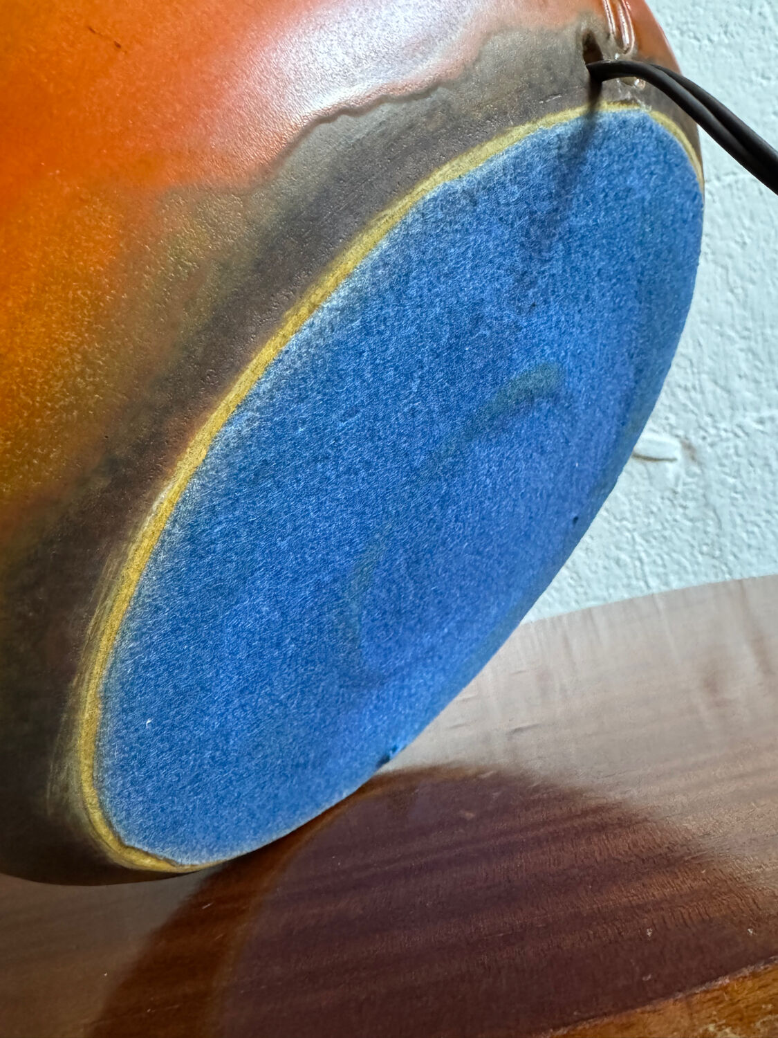 Ceramic lamp by Jacques Lignier from the 1960s.