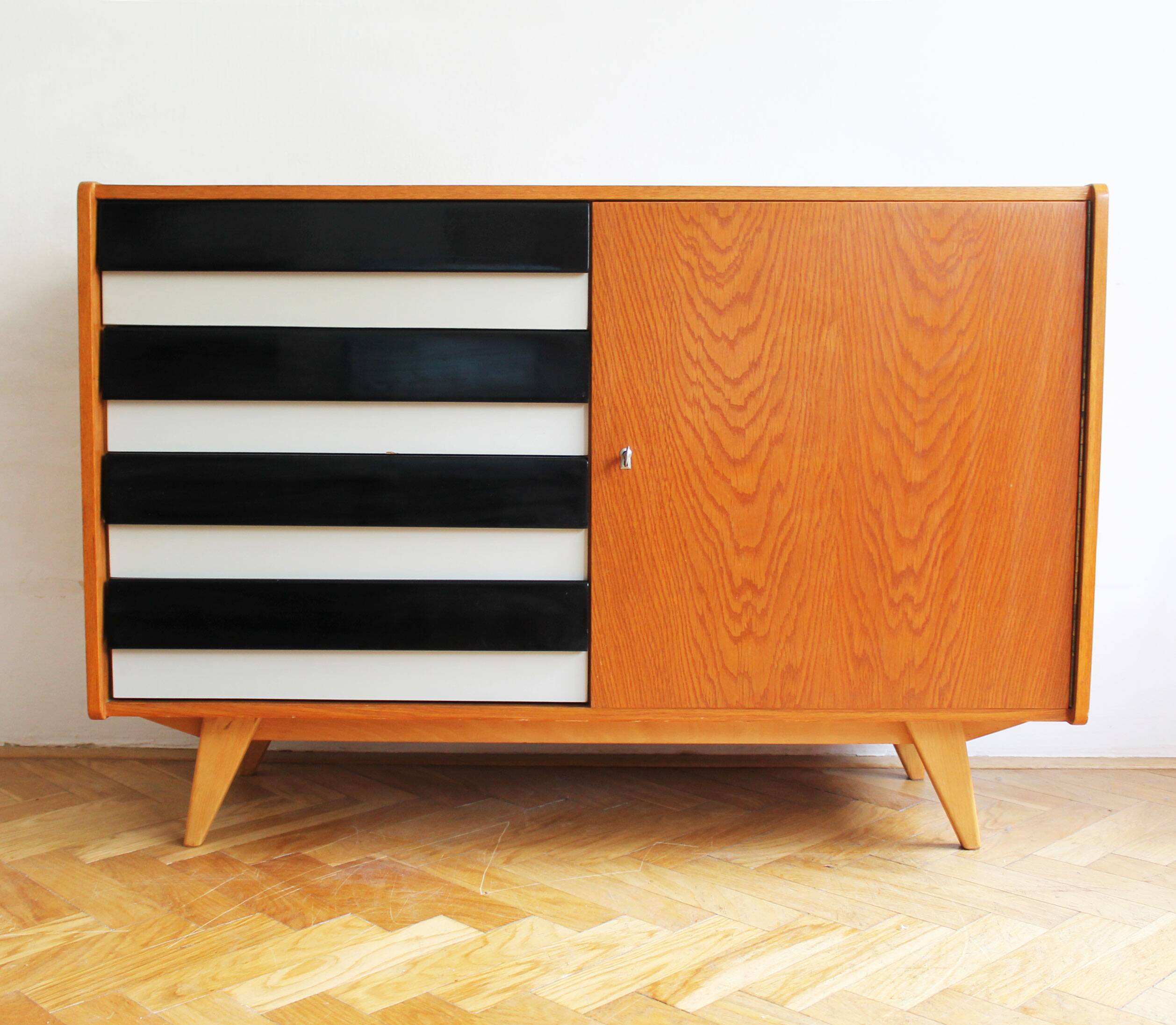 Original 1960s U-458 Sideboard by Jiří Jiroutek, Czechoslovakia