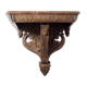 Carved wooden shelf