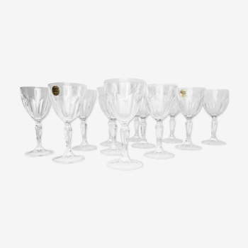 12 verres cristal d'arques modèle Washington