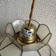 Suspension mother-of-pearl and brass diam 25 cm