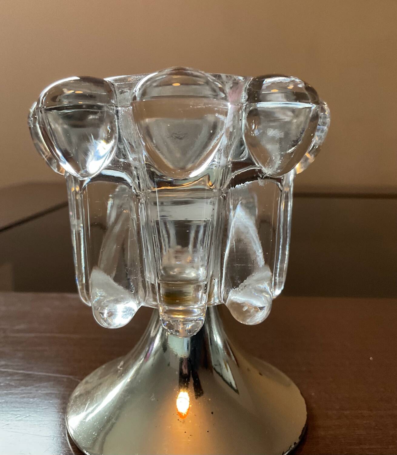 Pair of vintage 70s candlesticks