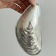 Three vintage silver shell bowls