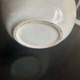 large blue ceramic pitcher