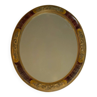 Vintage gold wooden mirror