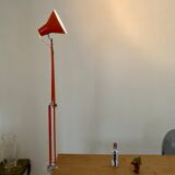 Office lamp architect aluminor France vintage 70s orange