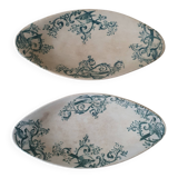 2 iron clay dishes