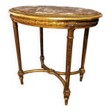 Gilded pedestal table from the Napoleon III period