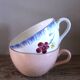 A set of two Digoin Sarreguemines Marylou Rose Art Deco cups.