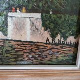 Oil on canvas Notre Dame de Paris AR Noulin