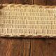 Rectnngle wicker tray vintage basketry