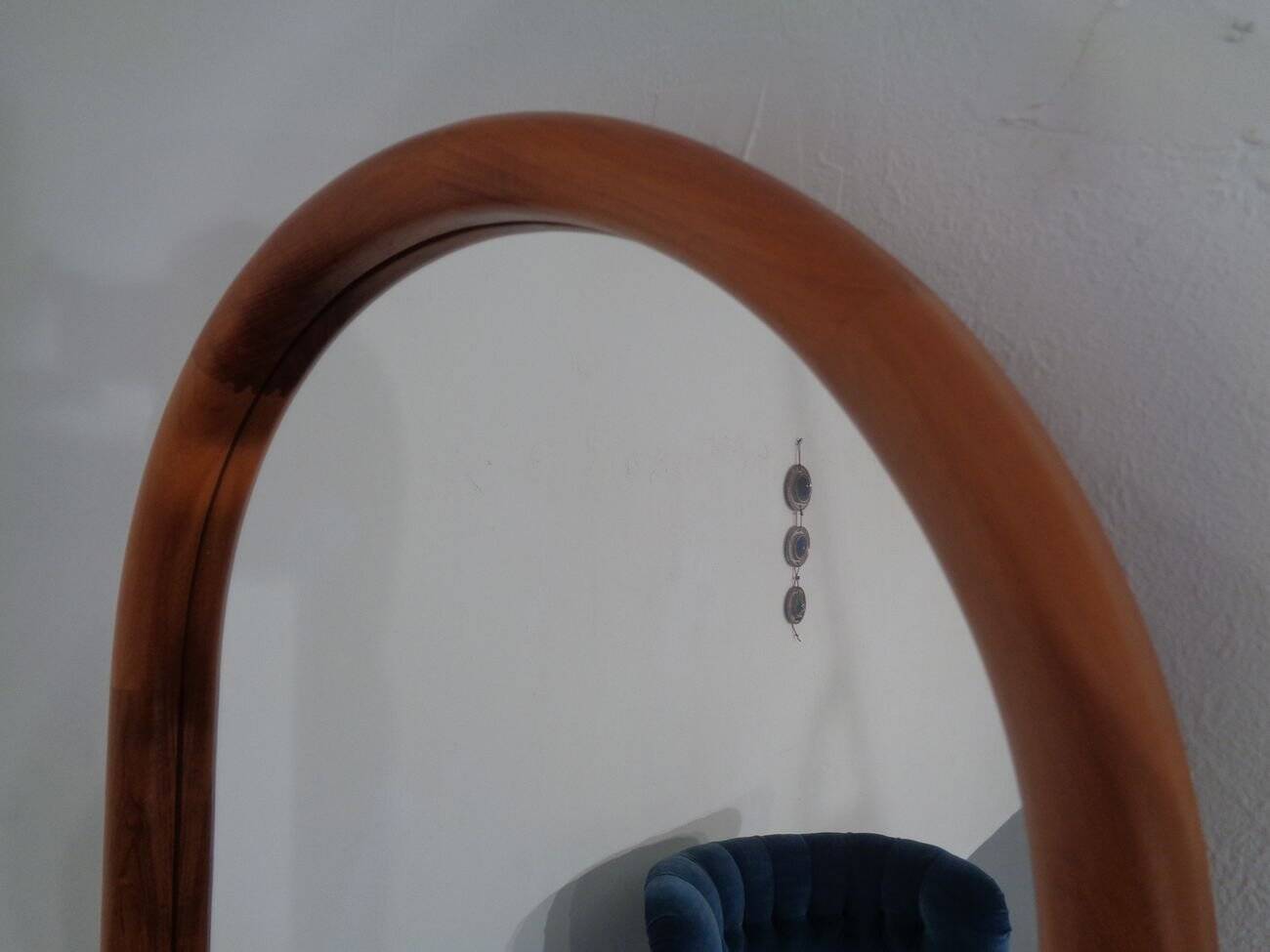 Large Cathedral Teak Mirror by Kai Kristiansen for Vildbjerg Møbelfabrik, 1960s