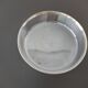 2 glass dishes with silvered steel frames from the 1960s, very good quality.