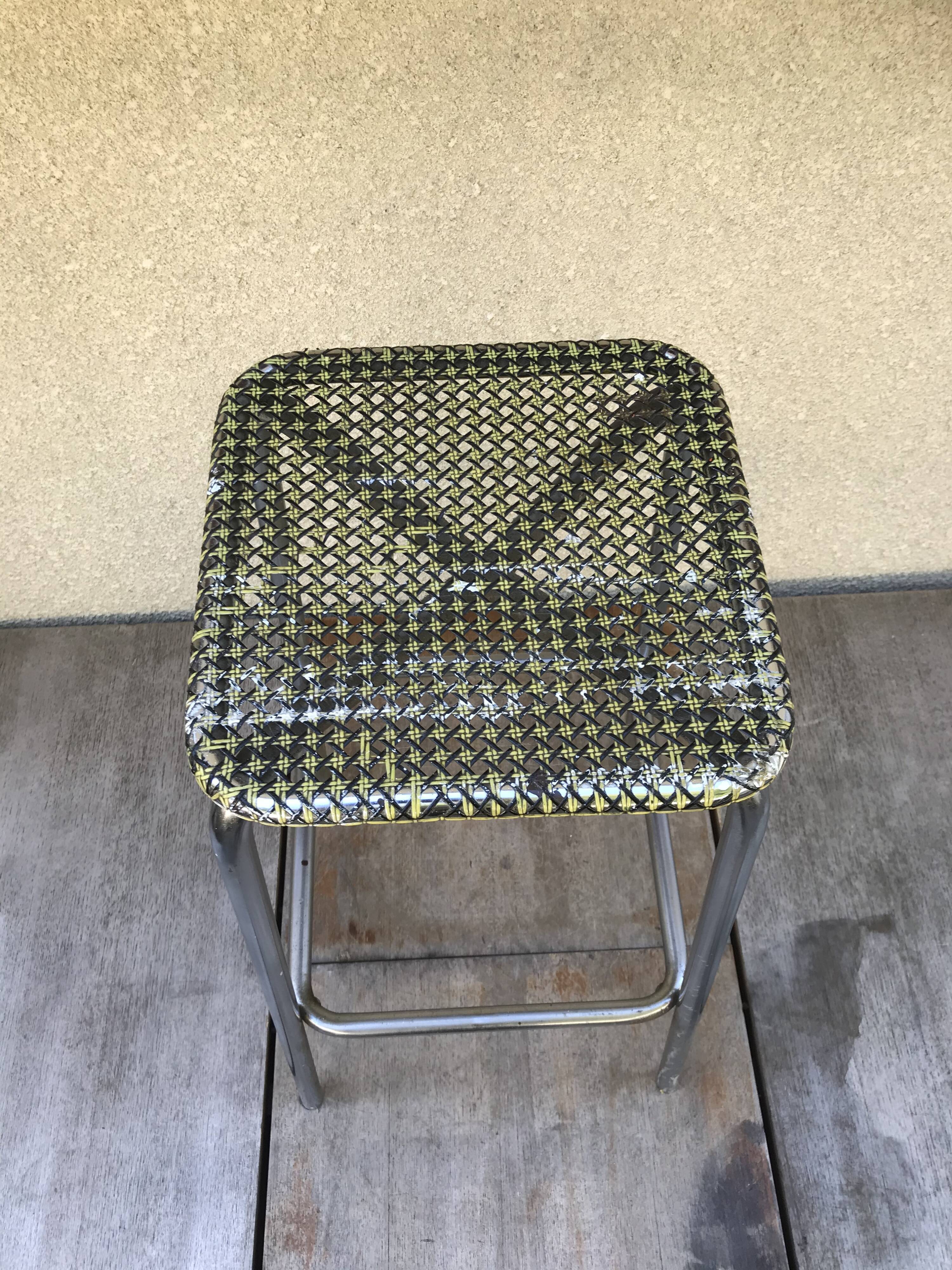 Ancient metal stool