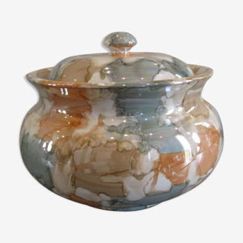 Ceramic pot with Nazareno Picchiotti lid
