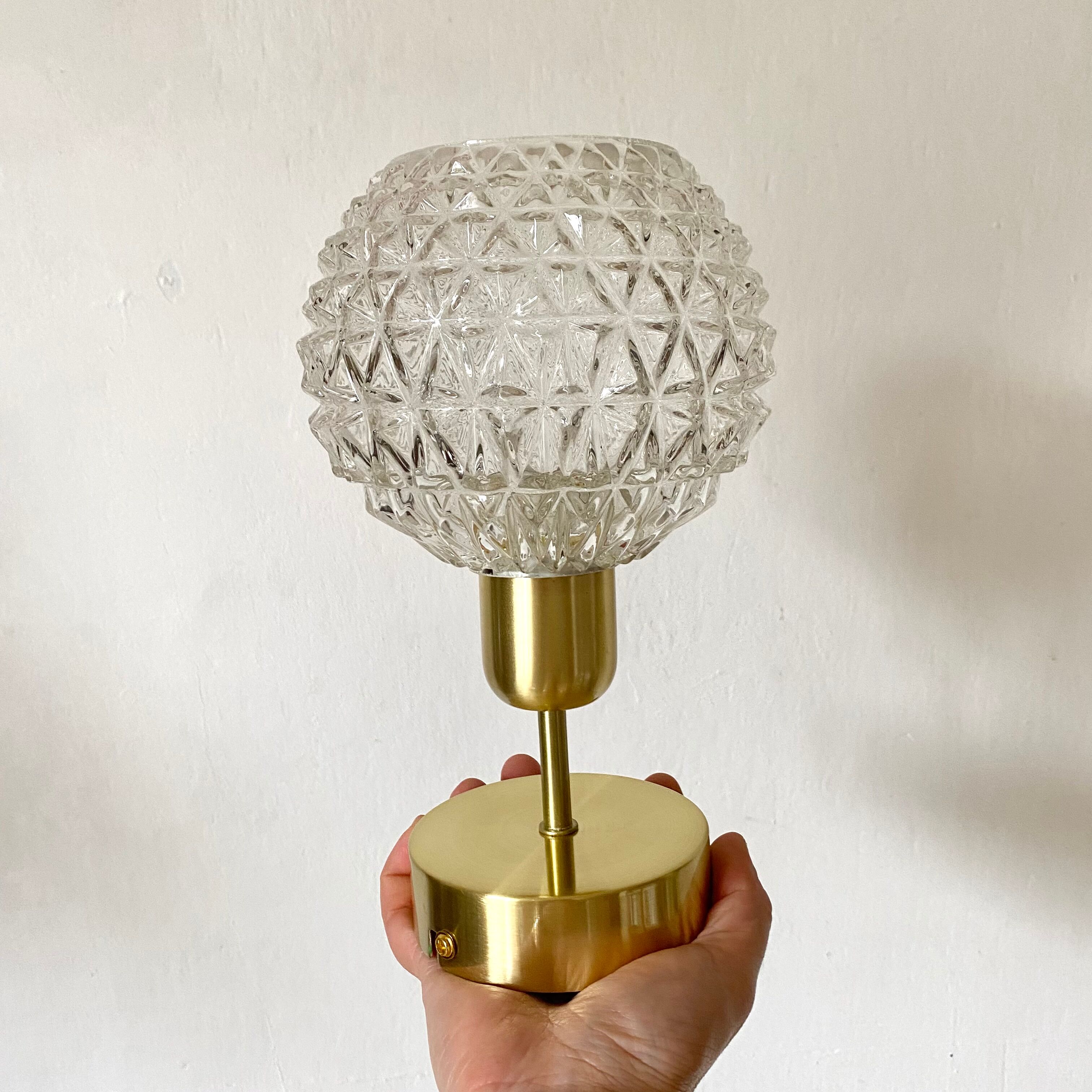 Vintage ceiling lamp glass globe
