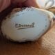 Swan salt and pepper shaker set with small spoons