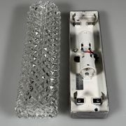 1960s 1970s Wall Lamp by Glashütte Limburg Germany Space Age