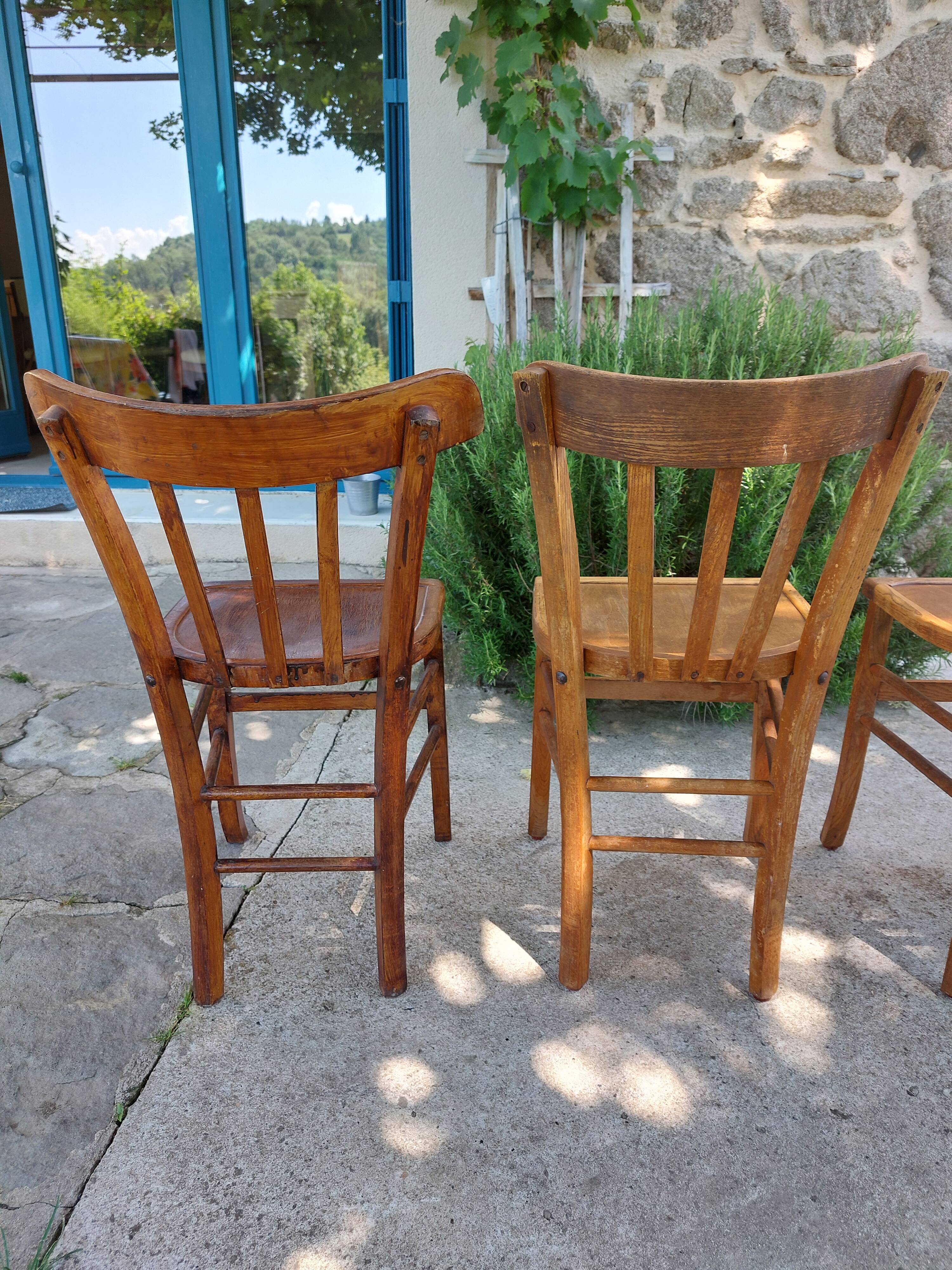 4 bistro chairs