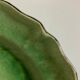 Centerpiece in glazed clay with godrons Dieulefit 1950