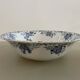 Boulenger blue ironstone salad bowl with Floréal pattern