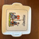Vintage square plate Alsatian person Villeroy & Boch