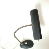 Black airplane desk lamp 1950