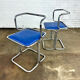 Vintage tubular frame dining room chairs