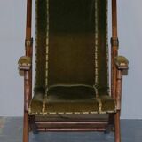 Pair of Victorian military folding chairs