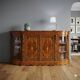 Antique walnut burl cabinet with inlays, United Kingdom, 19th century.