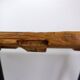 Large dining table wooden doors top mounted on black handles